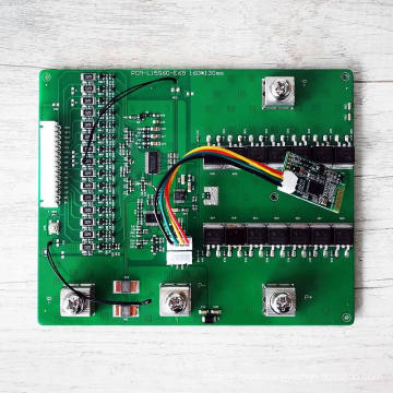 15s 60A PCM BMS for 54V 55.5V Li-ion/Lithium/ Li-Polymer 45V 48V LiFePO4 Battery Pack with Smbus and Bluetooth (PCM-L15S60-E69)